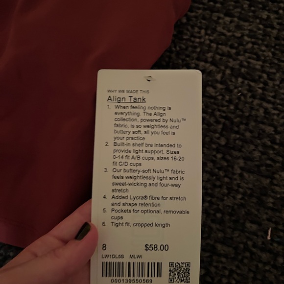 Mulled Wine Align Tank - Picture 3 of 4